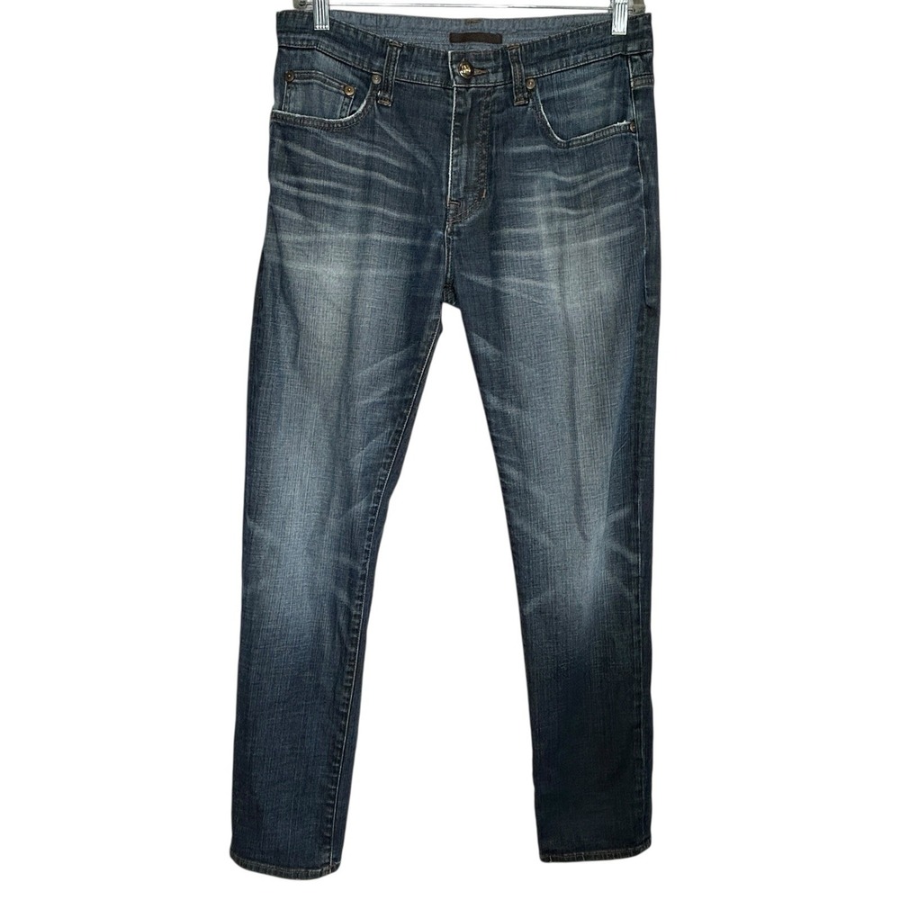 Stitch's Riggins Slim‎ Fit Jeans Mens 32X32 Blue Designer Mid Rise Hipster Rock